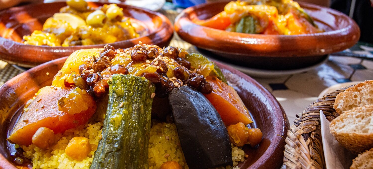 Les légumes dans le couscous