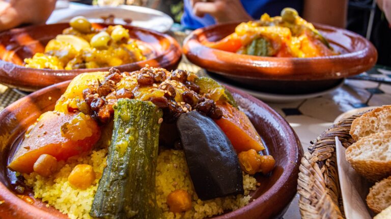 Les légumes dans le couscous