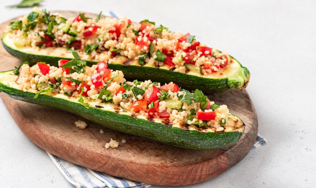 courgettes farcies végétariennes