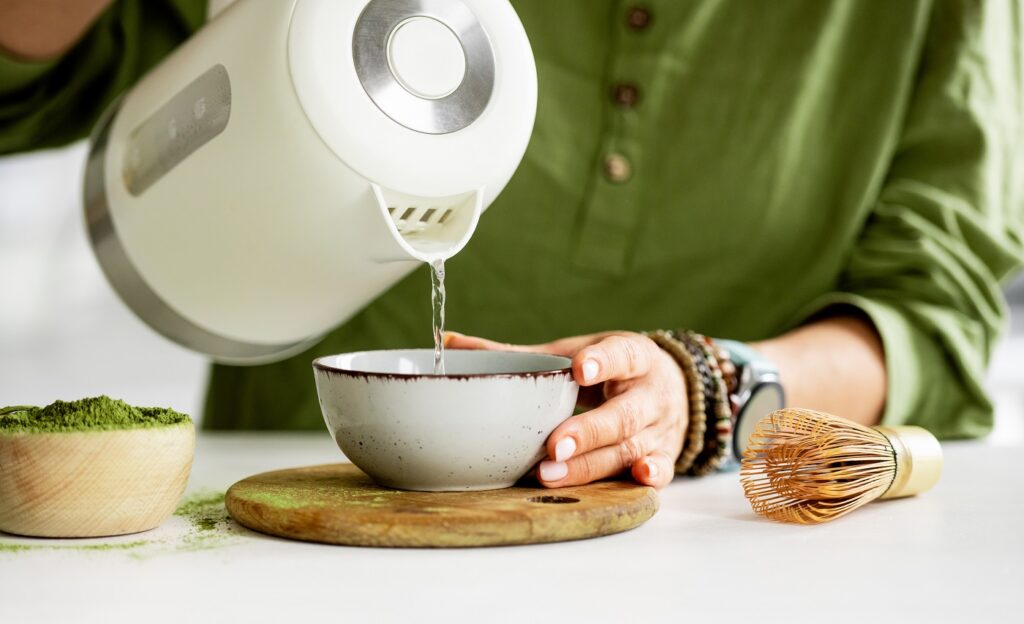 préparation thé matcha traditionnel