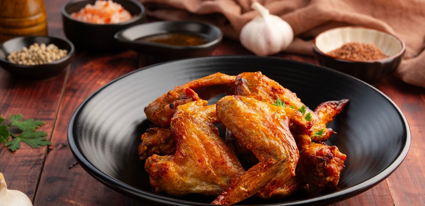 wings de poulet marinés