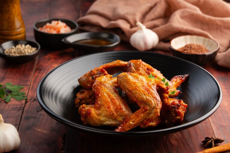 wings de poulet marinés