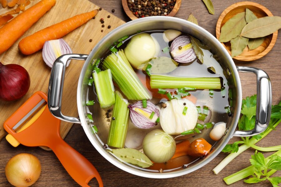 bouillon de légumes
