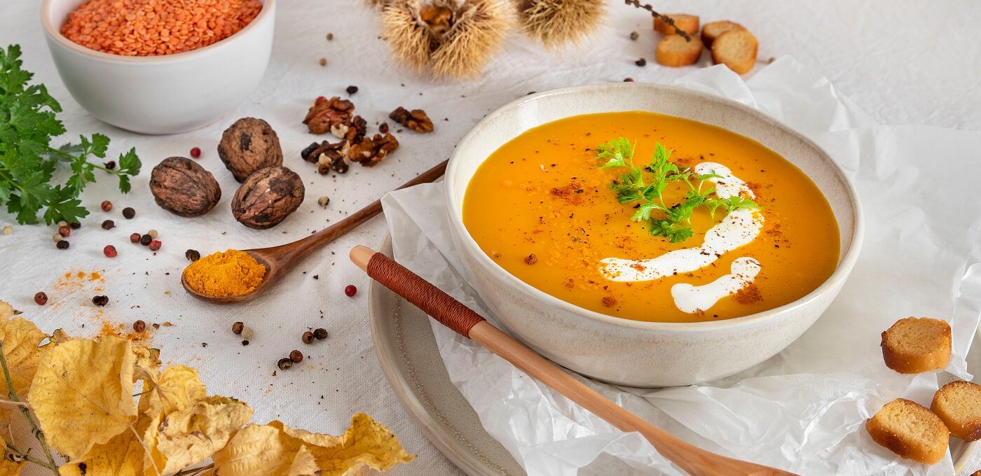 soupe de lentilles corail
