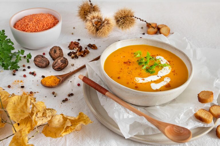 soupe de lentilles corail