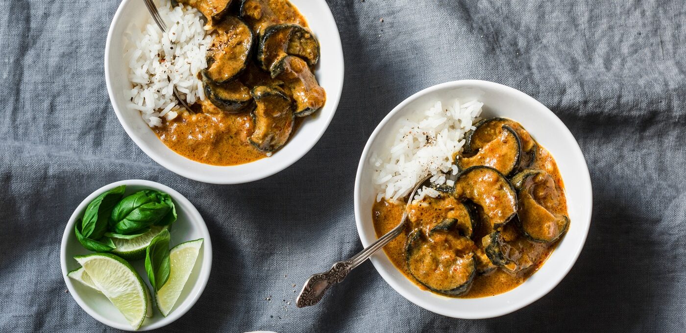 curry d'aubergine