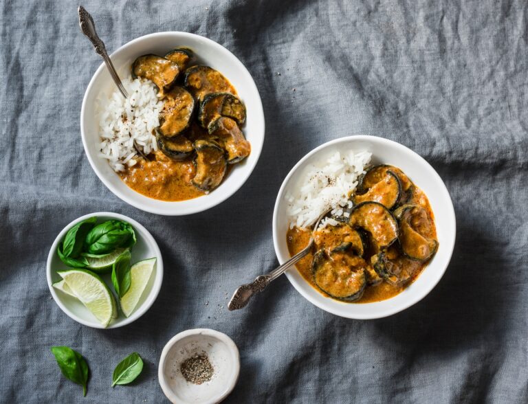 curry d'aubergine