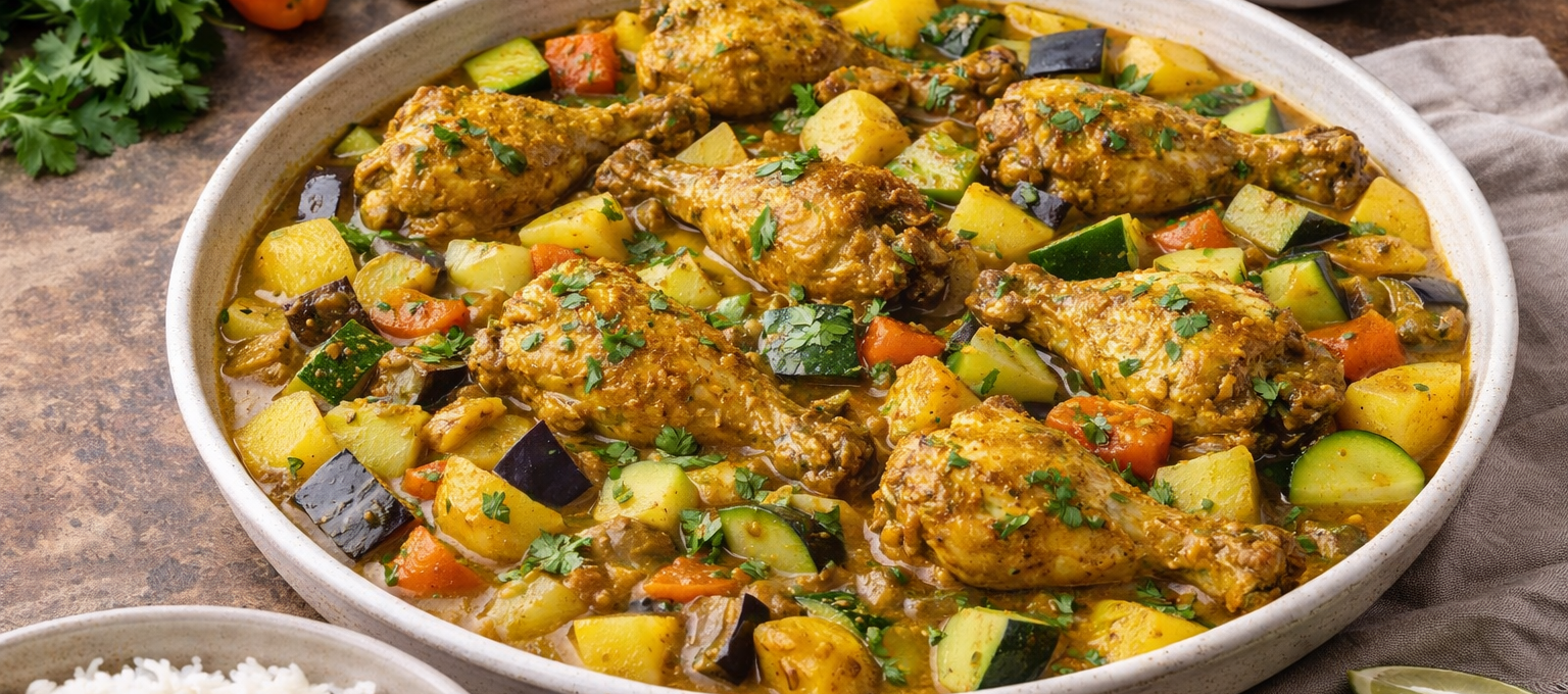 colombo de poulet maison recette