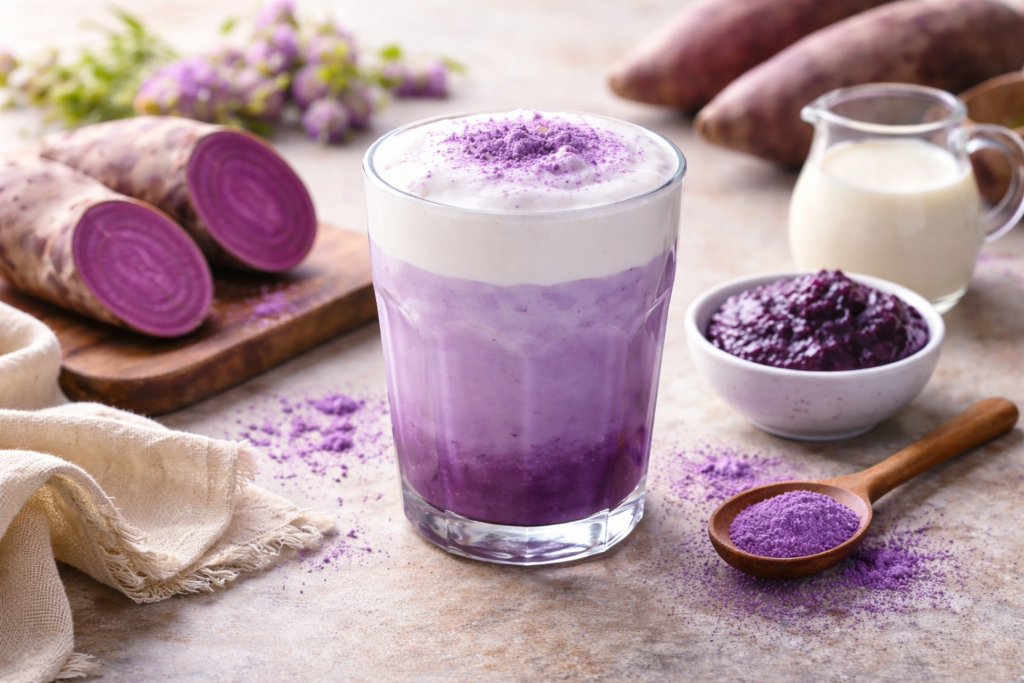 boisson violette ube